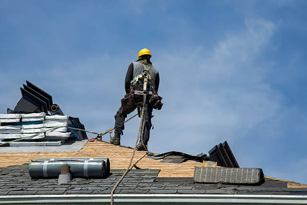 Professional Roof Replacement technician working in Oregon, WI